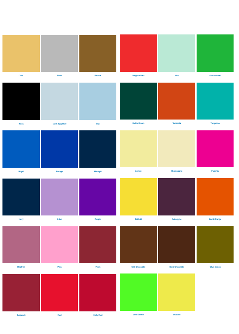 marquee barn lining palette colours