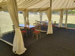 commercial marquee hire social distancing